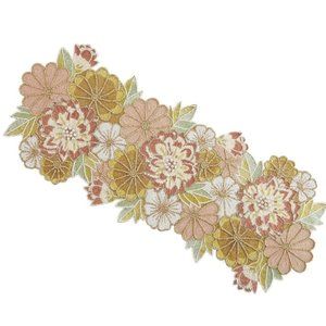 Pier 1 Romantic Flower Beaded Table Runner (2)